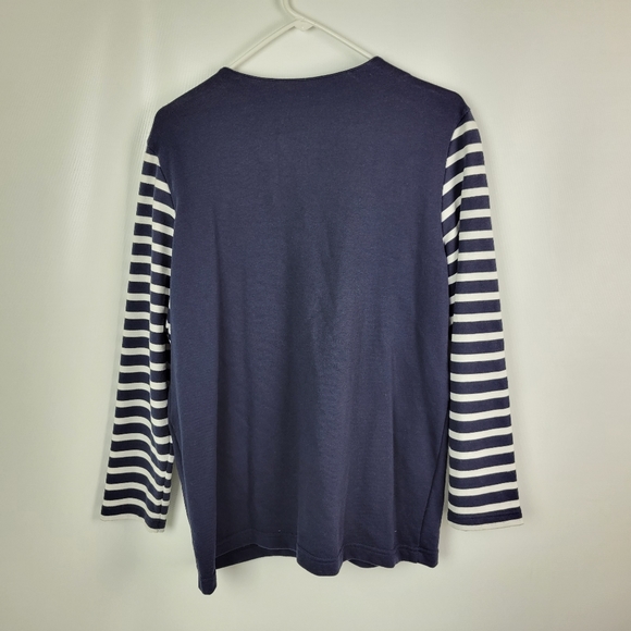 Alfred Dunner Cotton Nautical Sweater Sz Large - Picture 4 of 8
